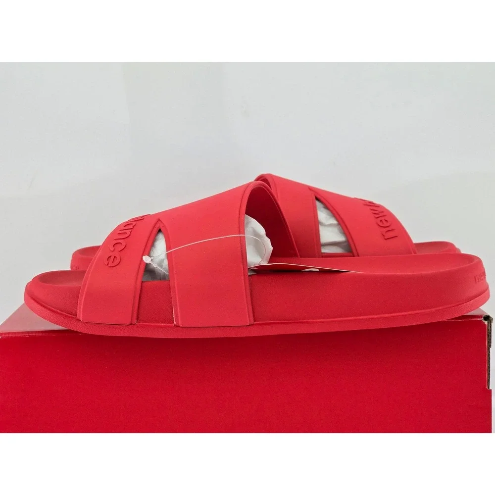 New Balance 200 N Slide Sandals Mens 9 Womens 11 Red SUF20SB1 -New